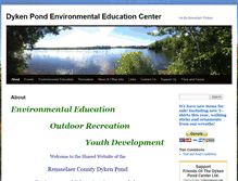 Tablet Screenshot of dykenpond.org